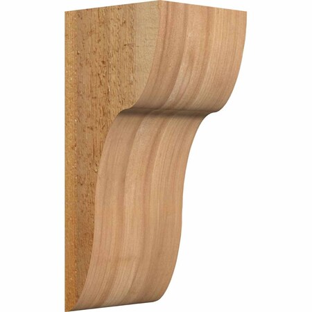 Ekena Millwork Carmel Rough Sawn Corbel, Western Red Cedar, 6"W x 6"D x 14"H COR06X06X14CAR00RWR